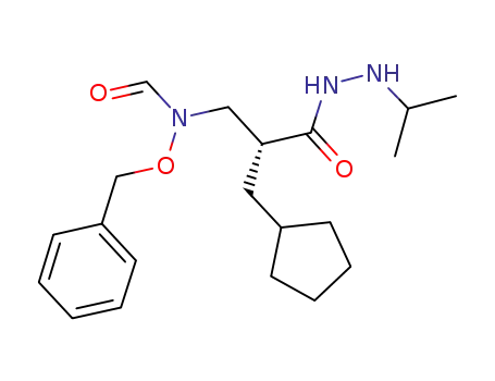 N-benzyloxy-N-[3-cyclopentyl-(2R)-(N-isopropylhydrazinocarbonyl)-propyl]-formamide
