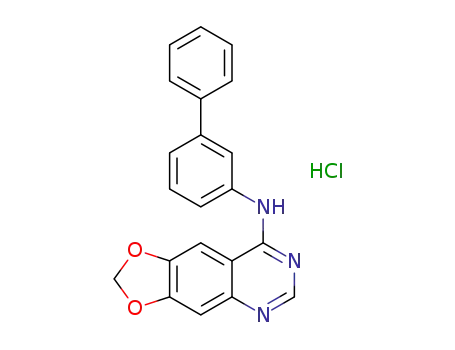 ([1,3]dioxolo[4,5-g]quinazolin-8-yl)-(biphenyl-3'-yl)amine hydrochloride
