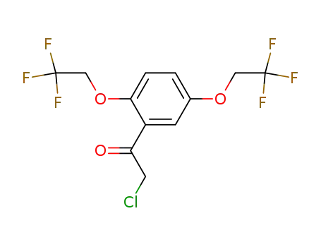 Ethanone, 1-[2,5-bis(2,2,2-trifluoroethoxy)phenyl]-2-chloro-