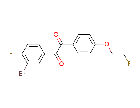 1-(3-bromo-4-fluorophenyl)-2-[4-(2-fluoroethoxy)-phenyl]ethane-1,2-dione