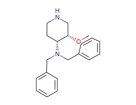 4-Piperidinamine, 3-methoxy-N,N-bis(phenylmethyl)-, (3S,4R)-