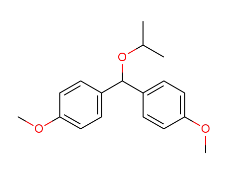 Benzene, 1,1'-[(1-methylethoxy)methylene]bis[4-methoxy-