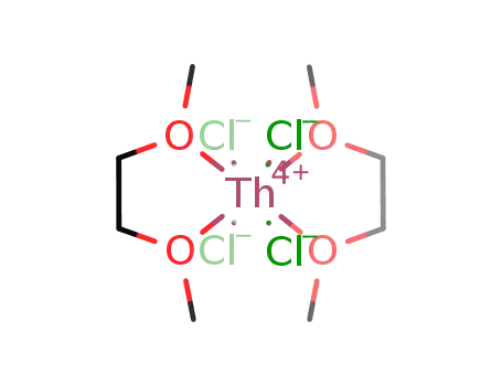 Molecular Structure of 639084-65-4 ([ThCl<sub>4</sub>(1,2-dimethoxyethane)<sub>2</sub>])