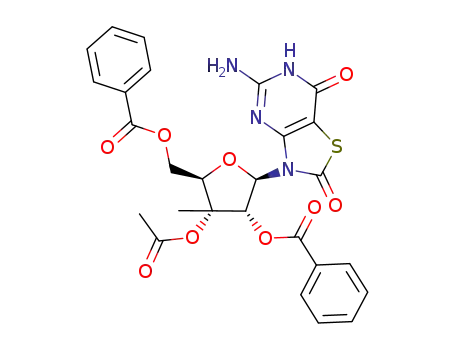 5-amino-3-(3'-O-acetyl-2',5'-di-O-benzoyl-3'-C-methyl-β-D-ribofuranosyl)thiazolo[4,5-d]pyrimidine-2,7(3H, 6H)-dione