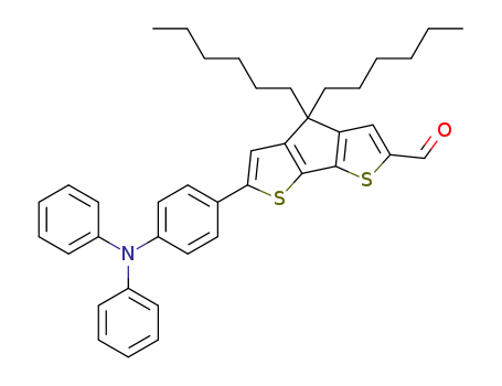 6-[4-(diphenylamino)phenyl]-4,4-dihexyl-4H-cyclopenta[2,1-b:3,4-b′]dithiophene-2-carbaldehyde