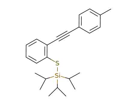 triisopropyl(2-(p-tolylethynyl)phenylthio)silane