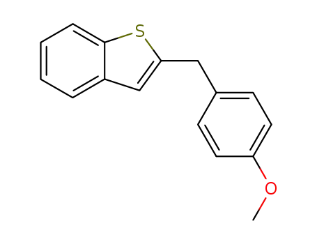 Molecular Structure of 3611-57-2 (2-(4-methoxybenzyl)-benzo[b]thiophene)