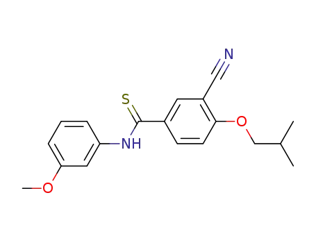 3-Cyano-4-isobutyloxy-N-(3-methoxyphenyl)thiobenzamide