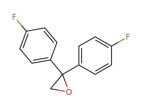 Molecular Structure of 82144-12-5 (Oxirane, 2,2-bis(4-fluorophenyl)-)