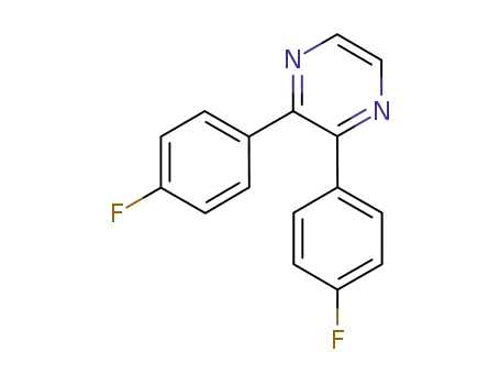 2,3-bis(4-fluorophenyl)pyrazine