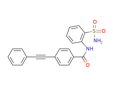 4-phenylethynyl-N-(2-sulfamoylphenyl)benzamide