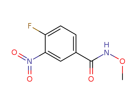 4-FLUORO-N-METHOXY-3-NITROBENZAMIDE