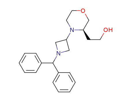2-{(3R)-4-[1-(diphenylmethyl)azetidin-3-yl]morpholin-3-yl}ethanol