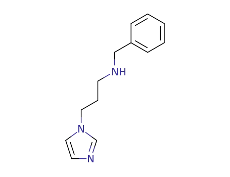 Molecular Structure of 112086-52-9 (BENZYL-(3-IMIDAZOL-1-YL-PROPYL)-AMINE)