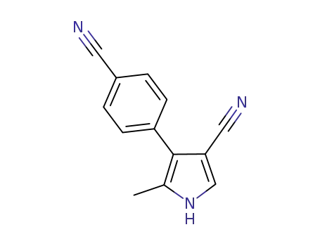 4-(4-cyanophenyl)-5-methyl-1H-pyrrole-3-carbonitrile