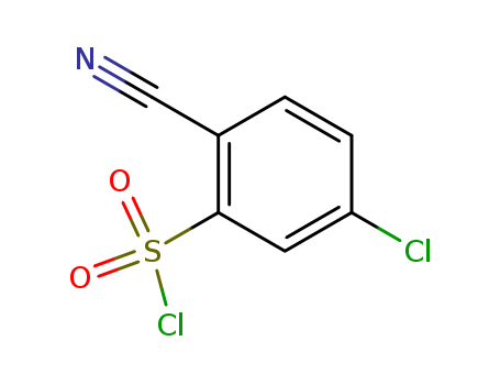 5-Chloro-2-cyanobenzenesulfonylchloride