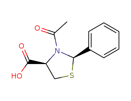 (2R,4R)-N-acetyl-2-phenyl-4-carboxy-1,3-thiazolidine