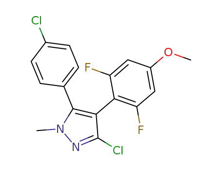 3-chloro-5-(4-chlorophenyl)-4-(2,6-difluoro-4-methoxyphenyl)-1-methyl-1H-pyrazole