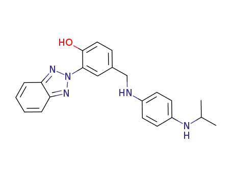 2-benzotriazol-2-yl-4-[(4-isopropylamino-phenylamino)-methyl]-phenol