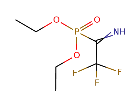Molecular Structure of 956410-70-1 (O,O-diethyl α-iminotrifluoroethylphosphonate)