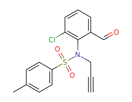 N-(2-chloro-6-formylphenyl)-4-methyl-N-(prop-2-yn-1-yl)benzenesulfonamide
