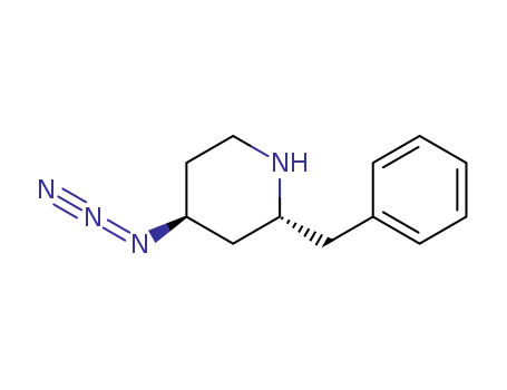 Molecular Structure of 150709-19-6 ((2R,4S)-2-benzyl-4-piperidine azide)