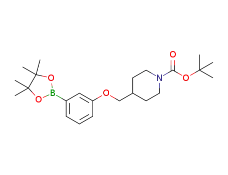 (3-((1-(tert-Butoxycarbonyl)piperidin-4-yl)methoxy)phenyl)boronic acid