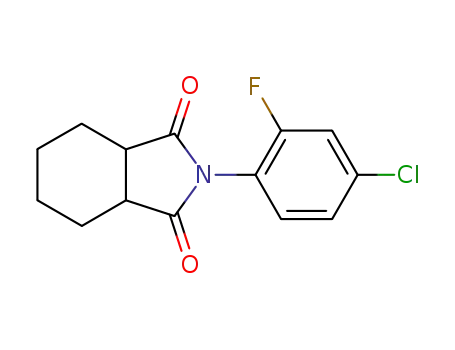 1H-Isoindole-1,3(2H)-dione, 2-(4-chloro-2-fluorophenyl)hexahydro-
