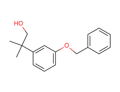 2-(3-benzyloxy-phenyl)-2-methyl-propan-1-ol