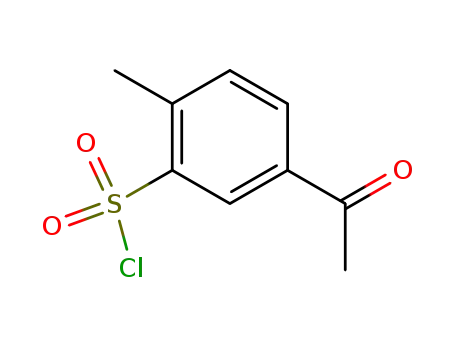 5-Acetyl-2-methylbenzenesulfonyl chloride