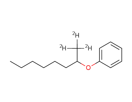 1-methyl-d<SUB>3</SUB>-heptyl phenyl ether