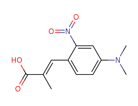 (E) 3-(4-dimethylamino-2-nitrophenyl)-2-methyl-2-propenoic acid