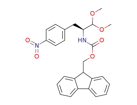(S)-(1-(p-nitrobenzyl)-2,2-dimethoxyethyl)carbamic acid 9H-fluoren-9-ylmethyl ester