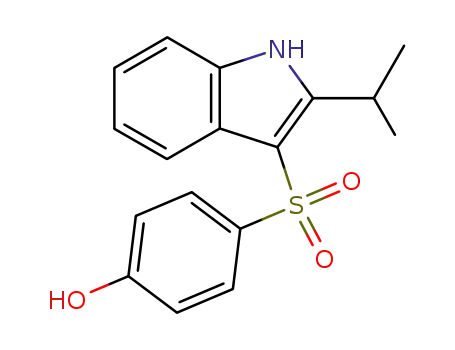 Phenol, 4-[[2-(1-methylethyl)-1H-indol-3-yl]sulfonyl]-