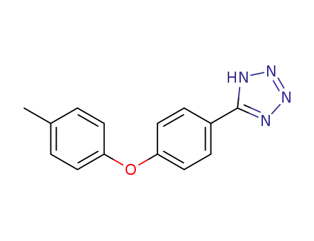 Molecular Structure of 1443126-25-7 (5-[4-(4-methylphenoxy)phenyl]tetrazole)