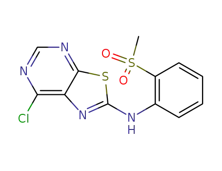 (7-Chloro-thiazolo[5,4-d]pyrimidin-2-yl)-(2-methanesulfonyl-phenyl)-amine