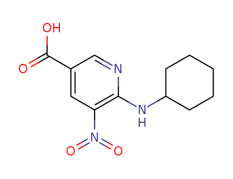 6-(Cyclohexylamino)-5-nitronicotinic acid