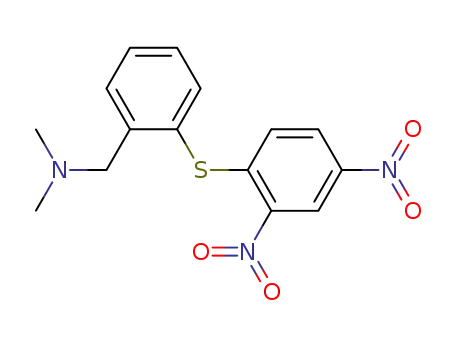 2-[(2,4-dinitrophenyl)thio]-N,N-dimethylbenzenemethaneamine