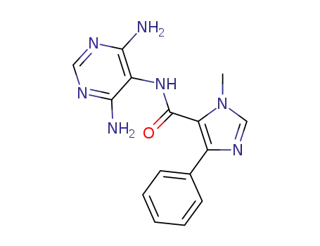 1H-Imidazole-5-carboxamide,
N-(4,6-diamino-5-pyrimidinyl)-1-methyl-4-phenyl-
