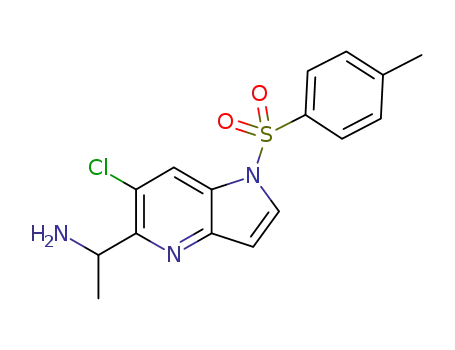 1-(6-chloro-1-tosyl-1H-pyrrolo[3,2-b]pyridin-5-yl)ethanamine