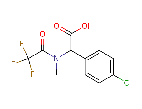 4-Chloro-alpha-[methyl(trifluoroacetyl)amino]-benzeneacetic acid