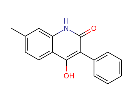 2(1H)-Quinolinone,4-hydroxy-7-methyl-3-phenyl-