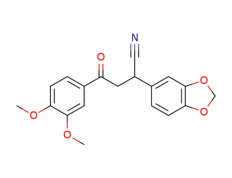 1,3-Benzodioxole-5-acetonitrile,a-[2-(3,4-dimethoxyphenyl)-2-oxoethyl]- cas  51116-23-5