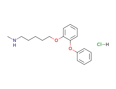 1-Pentanamine, N-methyl-5-(2-phenoxyphenoxy)-, hydrochloride