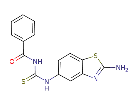 Benzamide, N-[[(2-amino-5-benzothiazolyl)amino]thioxomethyl]-