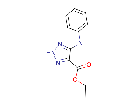 5-(Phenylamino)-1H-1,2,3-triazole-4-carboxylic acid ethylester