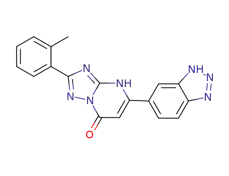 5-(1H-benzo[d][1,2,3]triazol-6-yl)-2-o-tolyl-[1,2,4]triazolo[1,5-a]pyrimidin-7(4H)-one