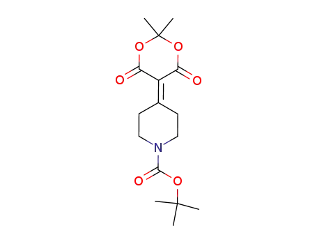 tert-butyl 4-(2,2-dimethyl-4,6-dioxo-1,3-dioxan-5-ylidene)piperidine-1-carboxylate