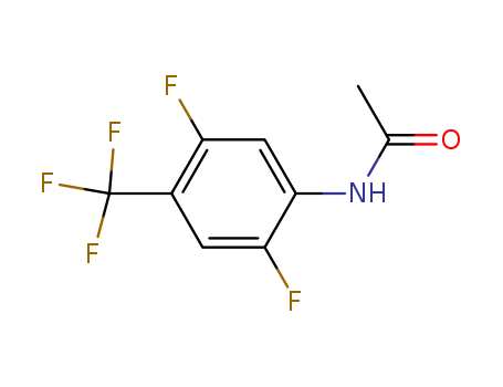 Molecular Structure of 114973-35-2 (Acetamide, N-[2,5-difluoro-4-(trifluoromethyl)phenyl]-)