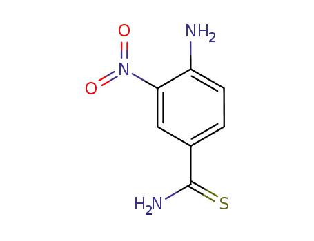 Molecular Structure of 849236-56-2 (4-AMino-3-nitrothiobenzaMide, 97%)